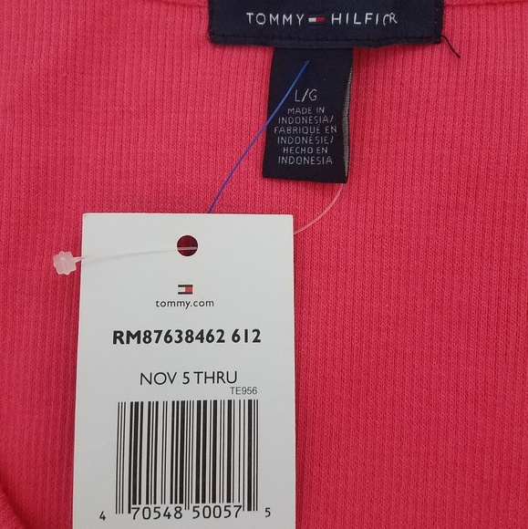 Tommy Hilfiger Floral Ribbed Tank L New - Picture 6 of 14